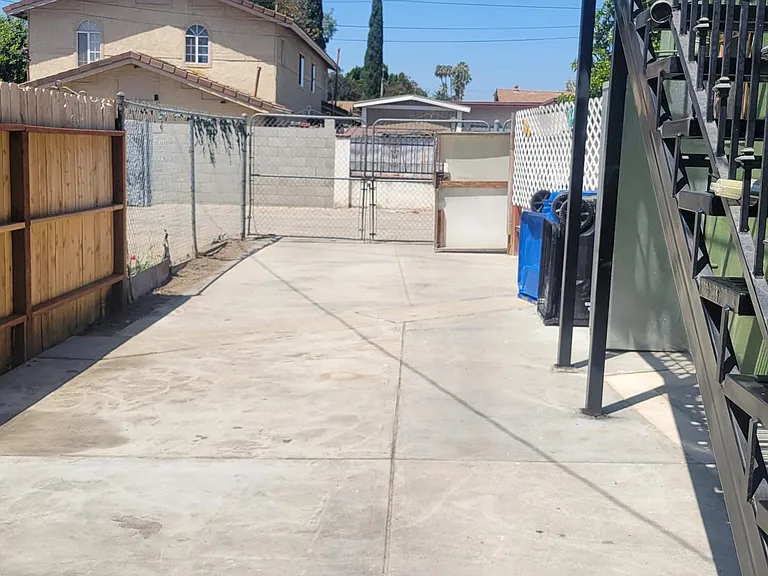 Parking area view
