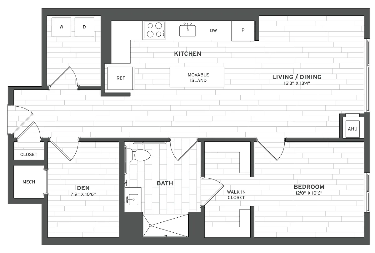Floor plan B1 BF Den