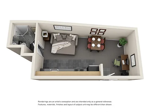 Floor plan Studio C