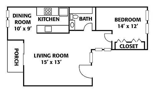 Floor plan Messina