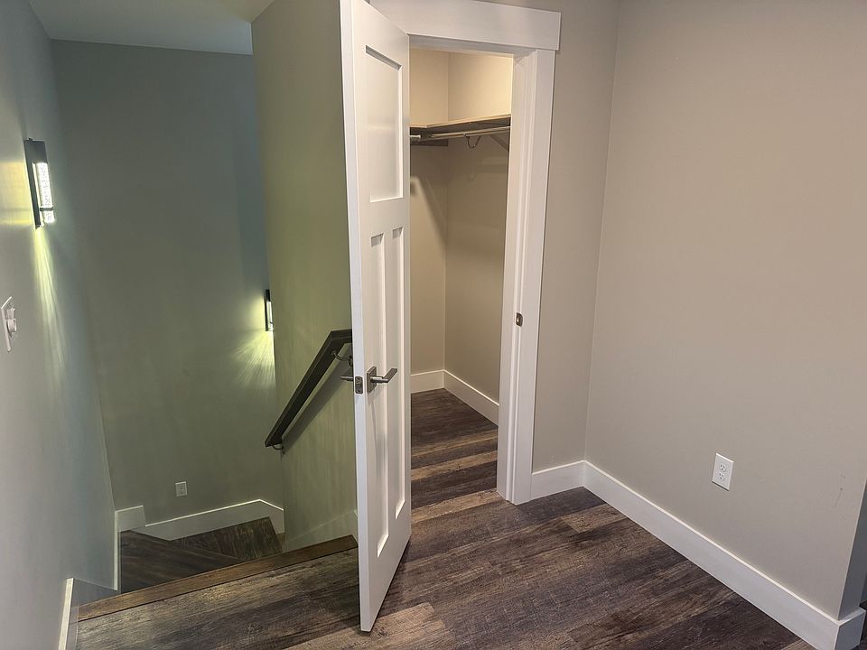 Walk-in closet in entry area
