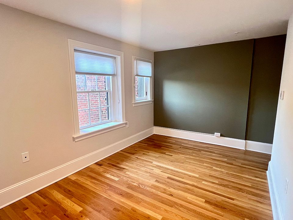 View from kitchen through living area