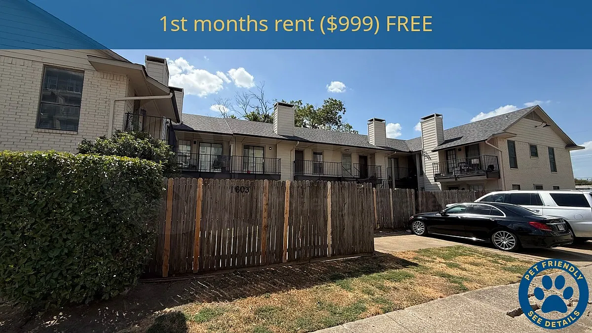 2 bed, 1.0 bath, 813 sqft, $999 — Photo 1