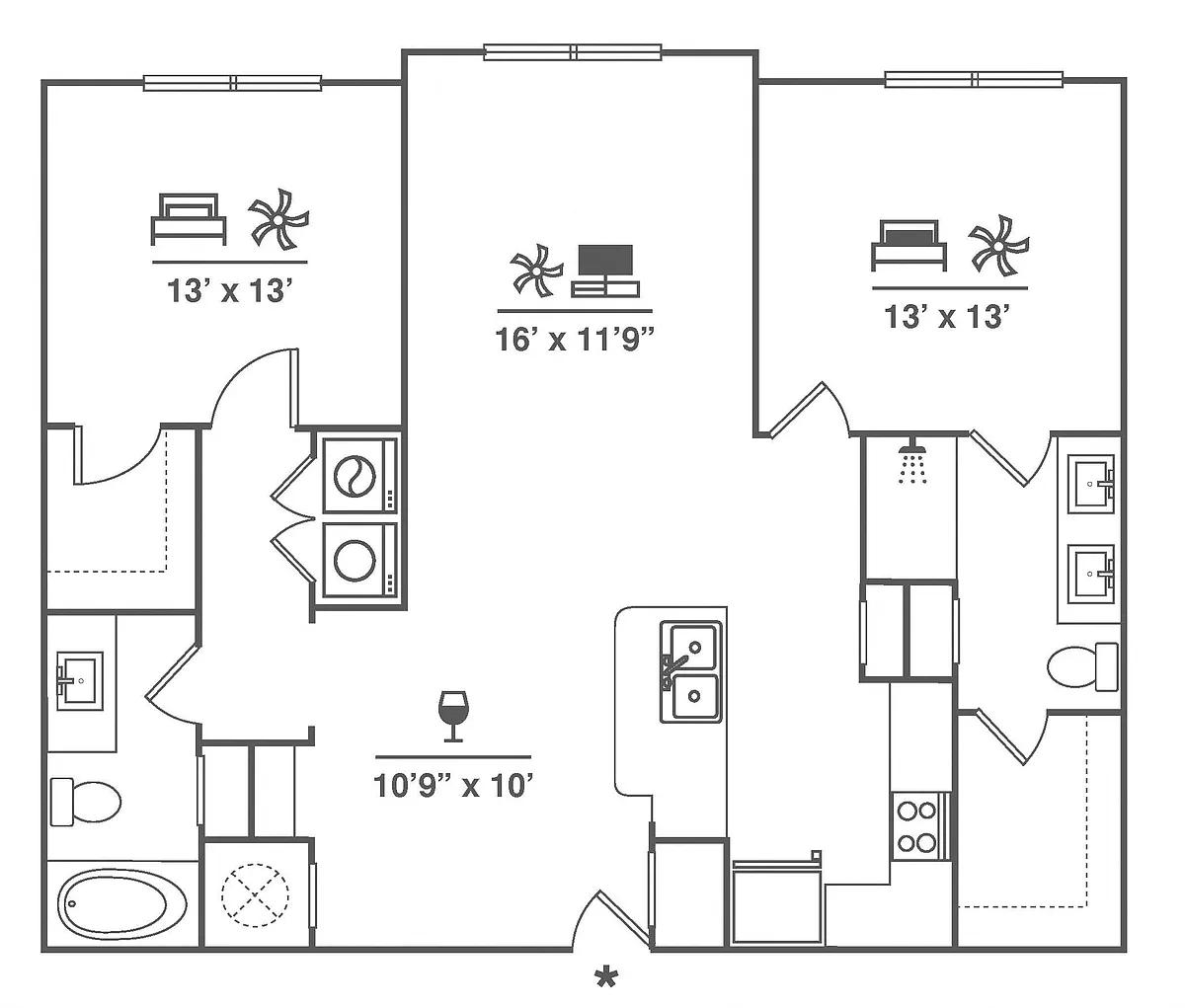 Floor plan B3