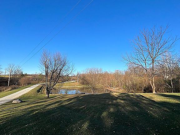 Pond from front of house