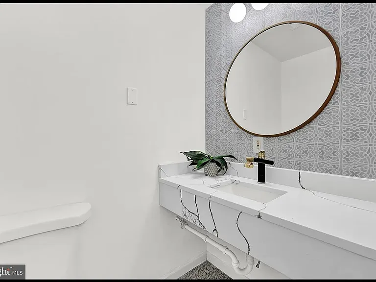 First floor half bathroom