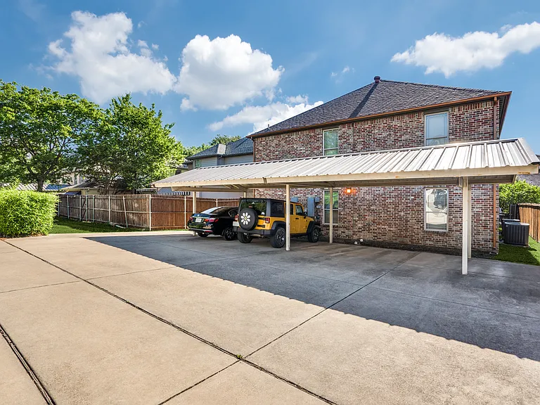2714 Merida. Duplex home near TCU. Carport.