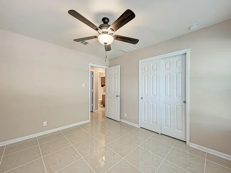Third bedroom facing the front of the house