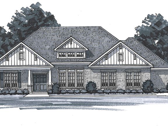 The Templeton - Elevation B Side Entry - No Bonus Room