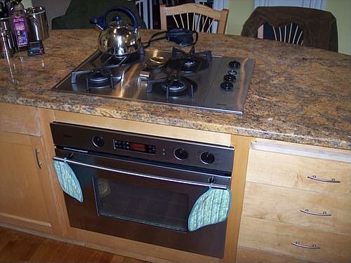 All New Stainless Steel Bosch Appliances in Kitchen