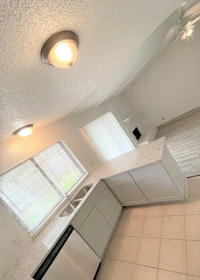 Granite counter top with breakfast area