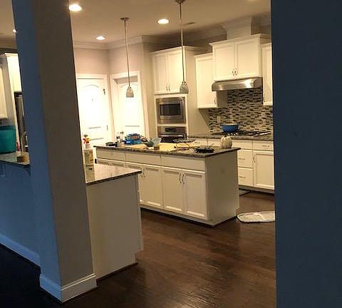 Kitchen with Island, Built In Microwave, Dishwasher, Fridge, Stove, Pantry