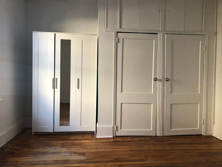 2 large closets in bedroom