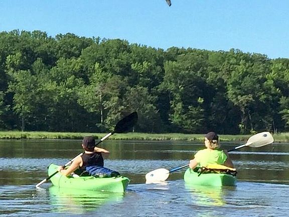 Two Kayaks convey!