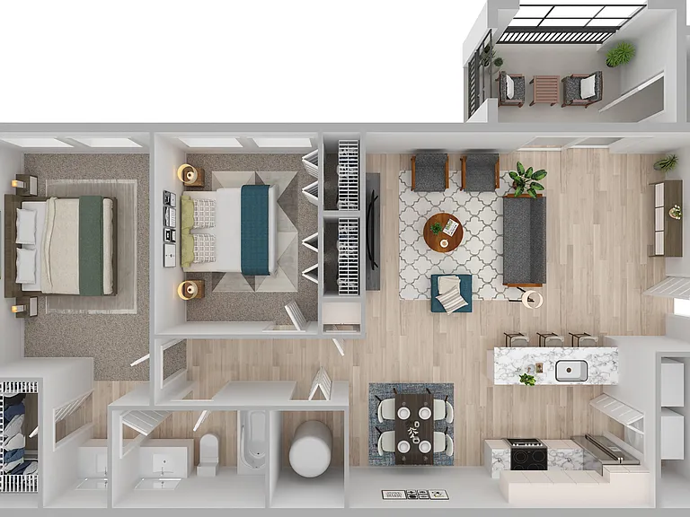 2 Bedroom | 1 Bath | 818 SF 2 Bedroom | 1 Bath | 818 SF