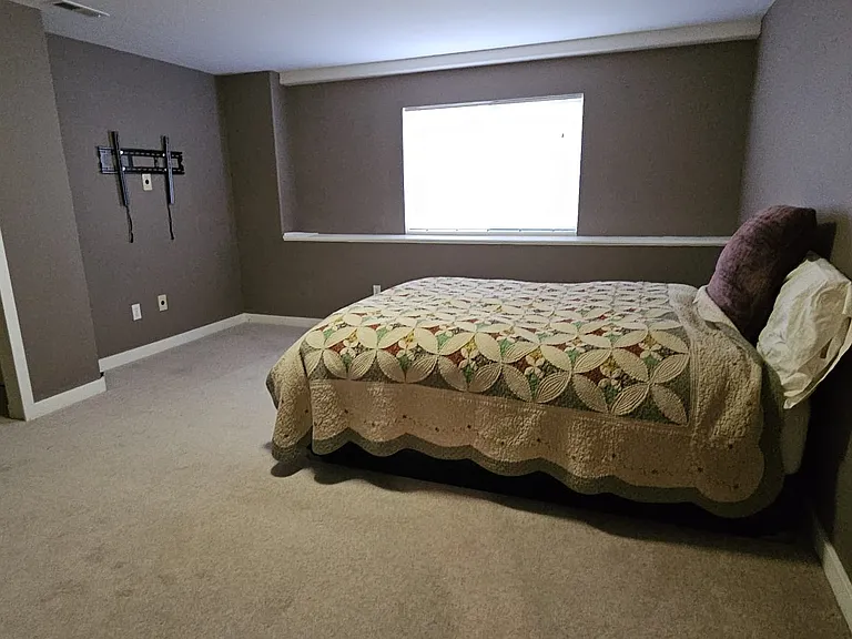 Basement bedroom