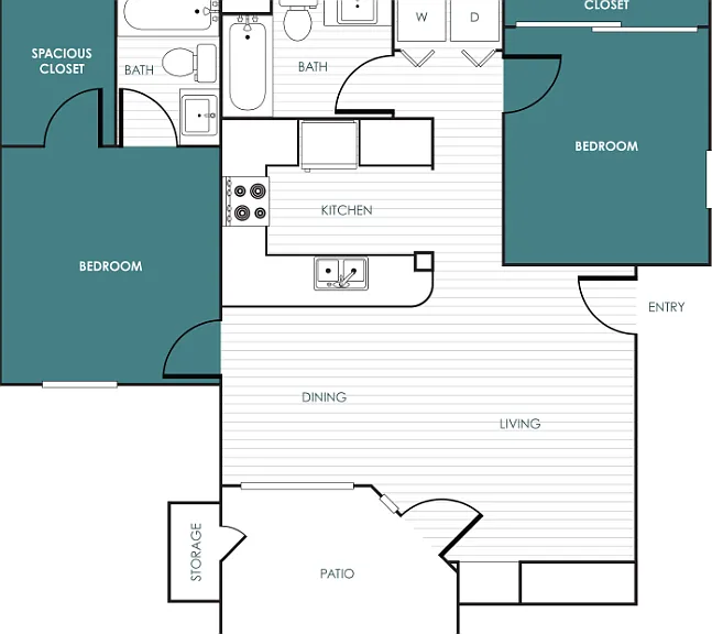 The Creek Floorplan Diagram