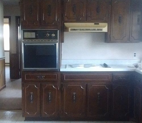 Solid wood cabinets 