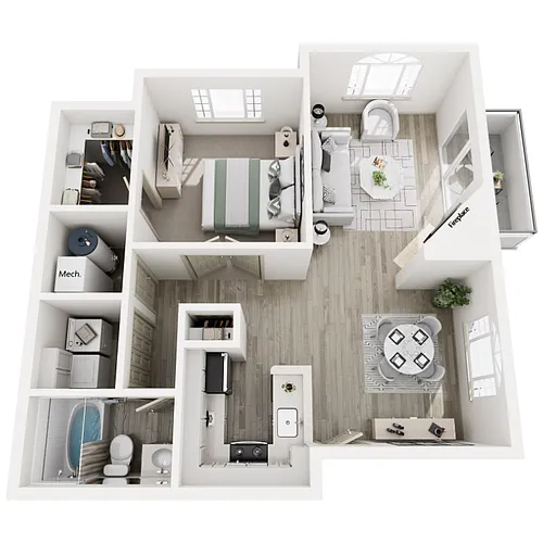 Floor plan C - Modern