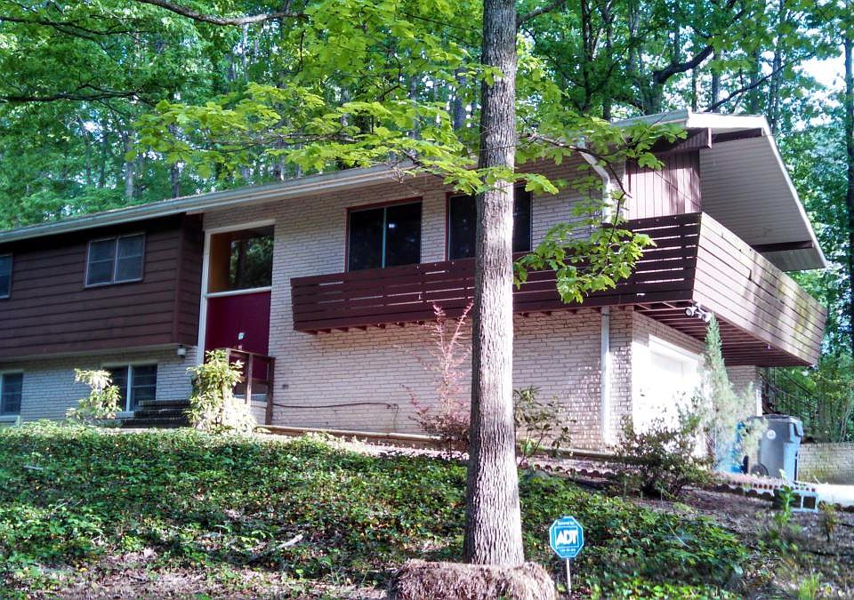 Front of House - Nestled in the beautiful woods