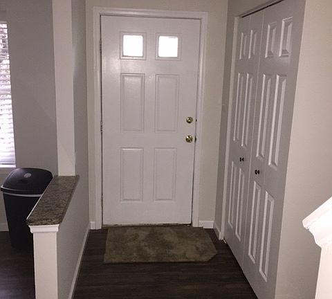 Entry Door and Coat Closet