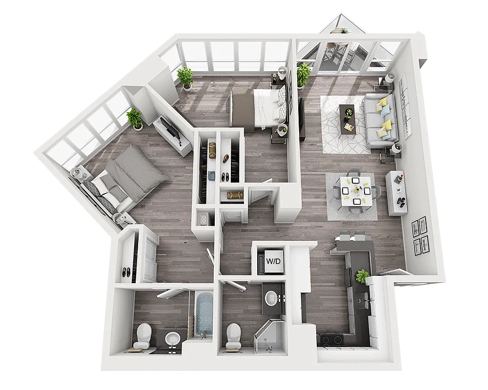 Floor plan Plan B2B