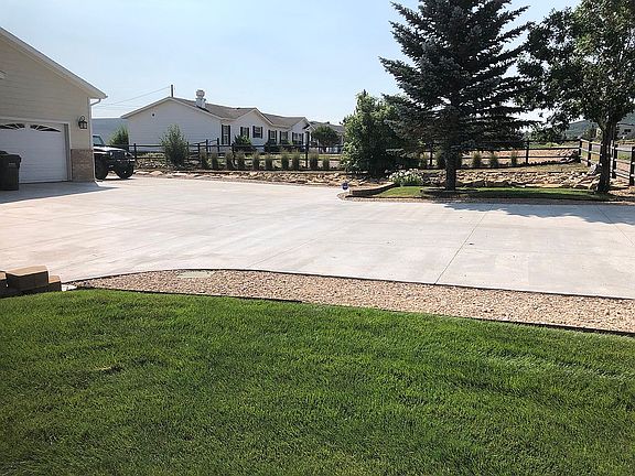 Side of driveway 
