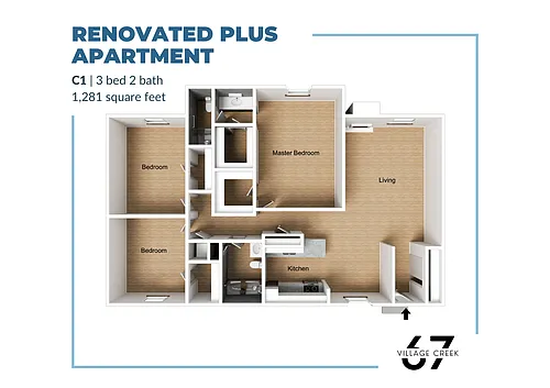 Floor plan C1 Renovated Plus