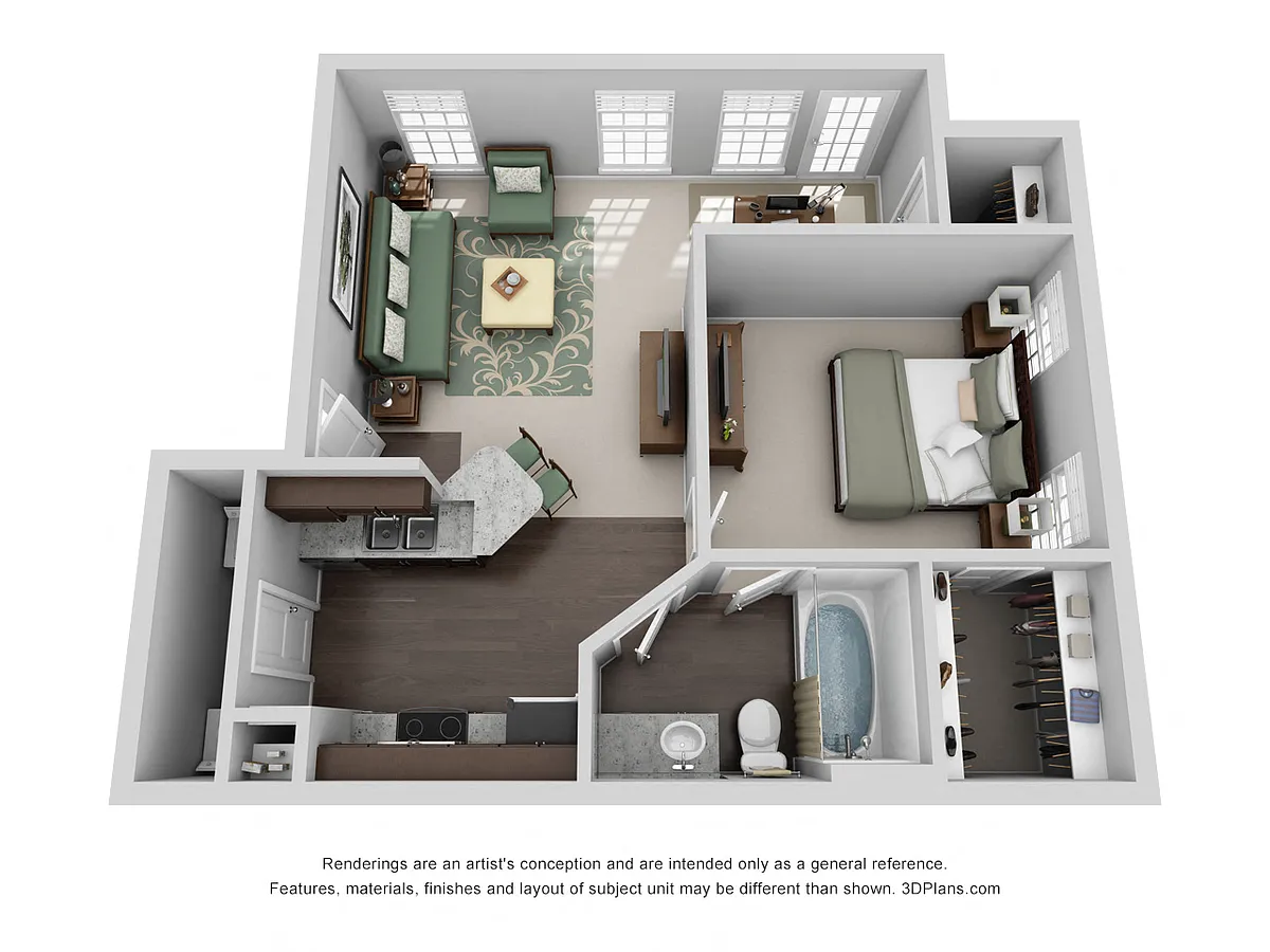 Floor plan The Pawn