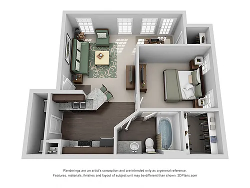 Floor plan The Pawn