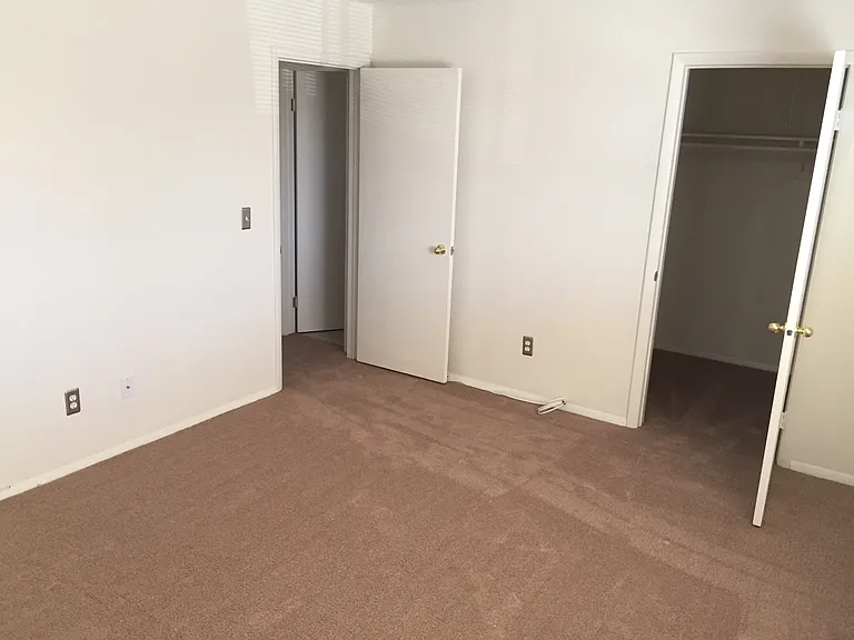 Walk in closet in bedroom