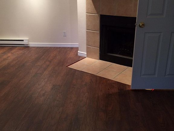Livingroom and wood burning fireplace 