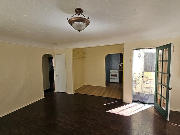 Dining nook and patio door