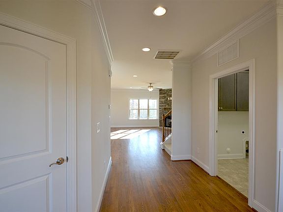 Hallway at front door entrance