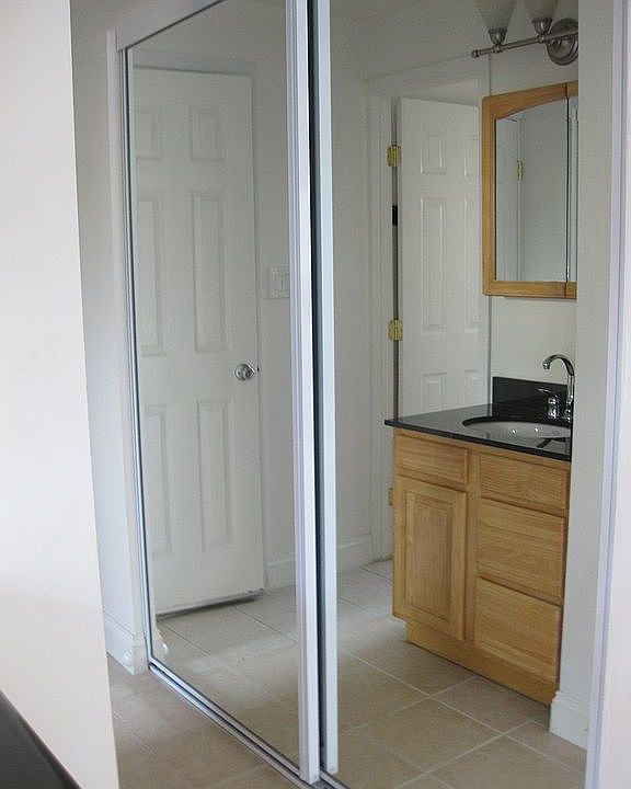 Full mirror closet