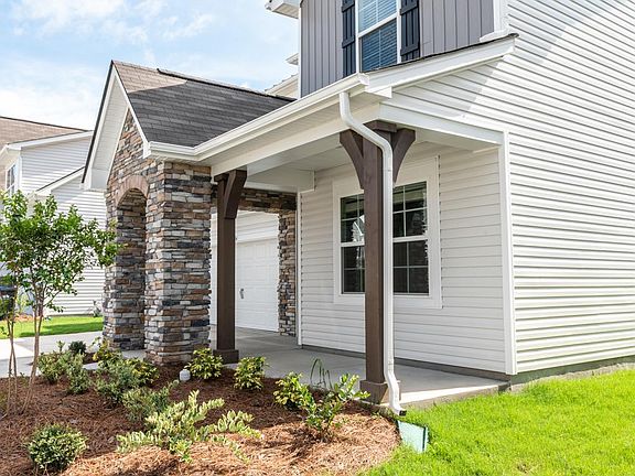 Inviting front covered porch
