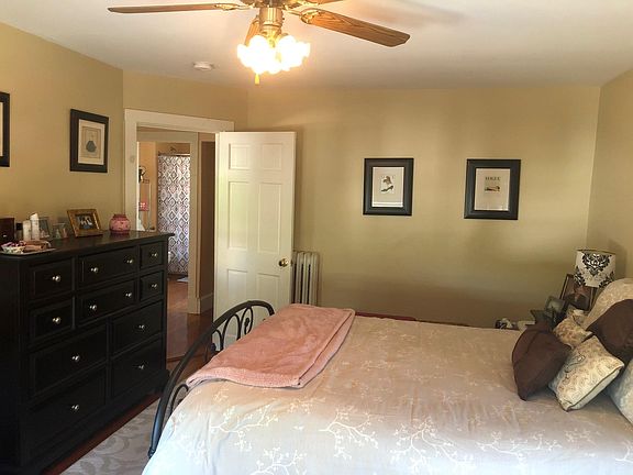 Master bedroom with walk in closet.