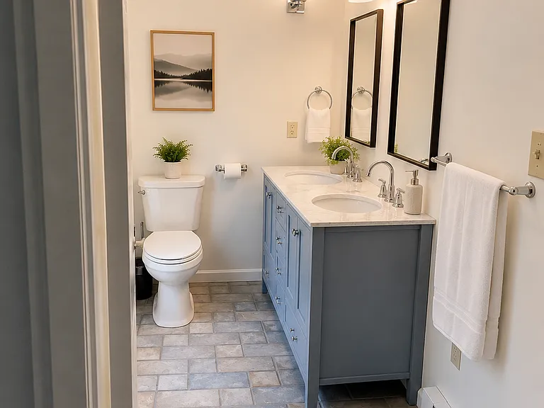 Bathroom off of the Bonus Room