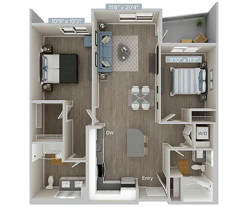 Floor plan B2US-1033SF404