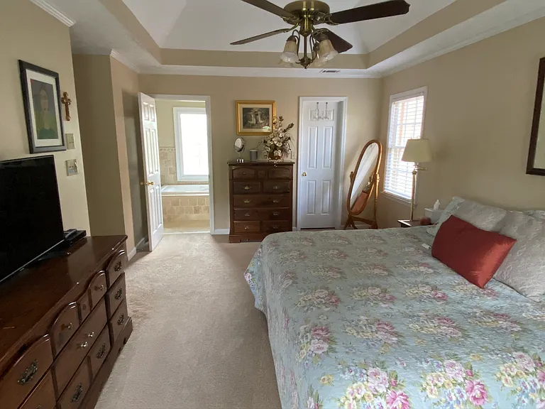 second view of the master bedroom