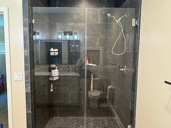 Master shower
