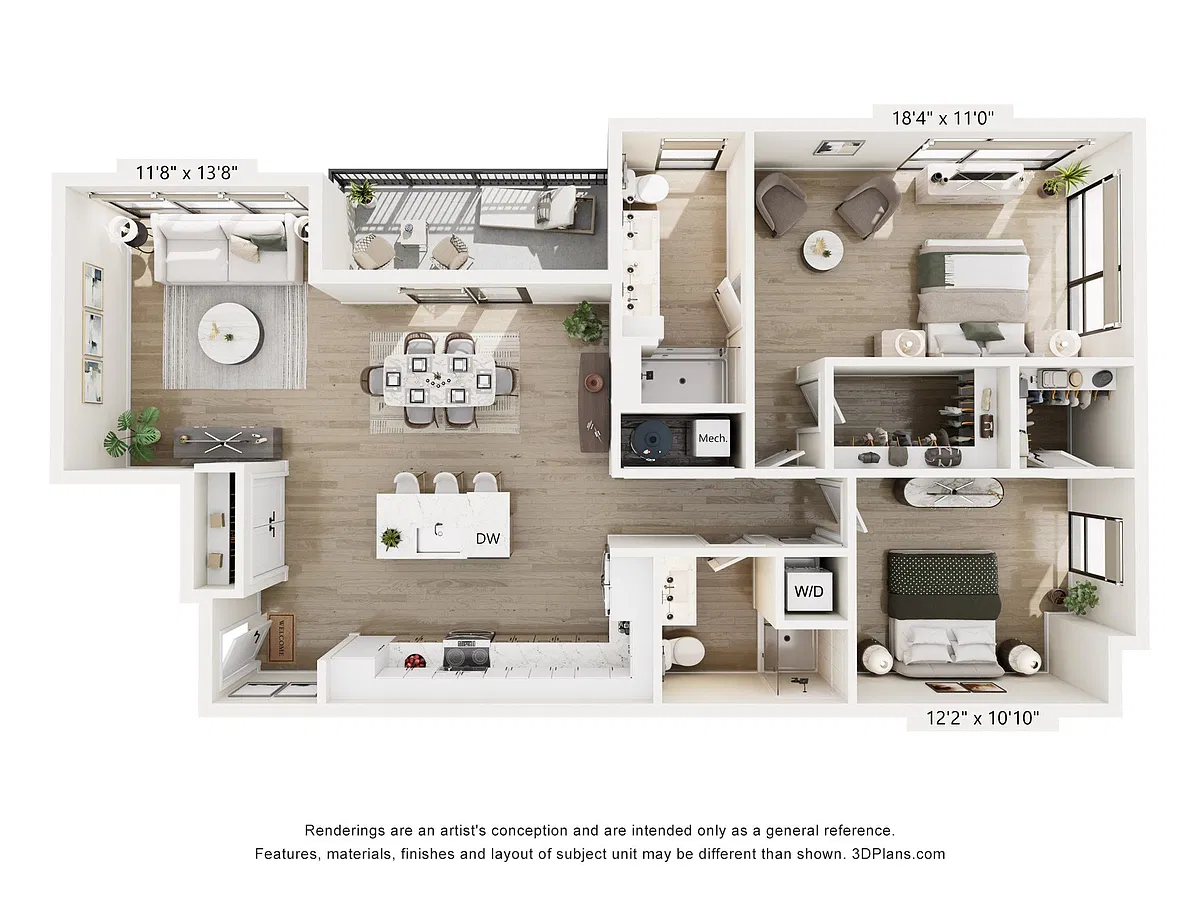 Floor plan Parker