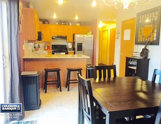 kitchen view from dining room