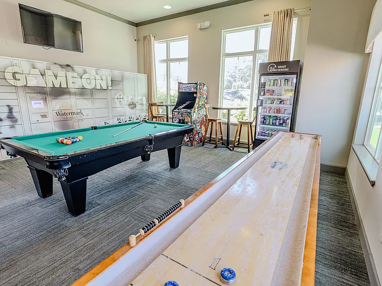 Challenge a neighbor or just unwind. Our game room is the perfect spot for friendly competition and community fun.