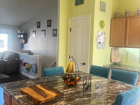 Granite kitchen island