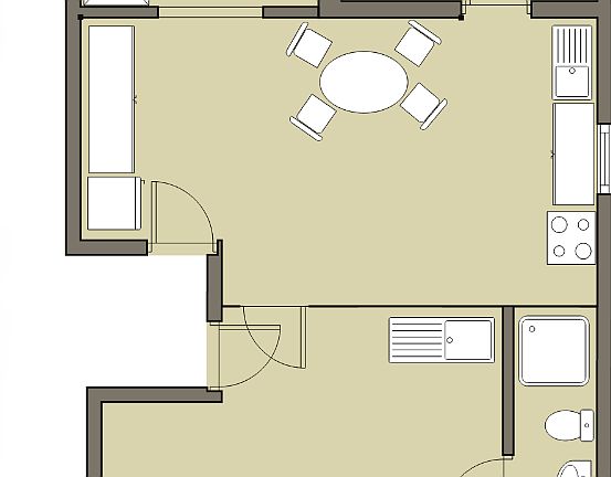 1st floor layout finished basement not shown