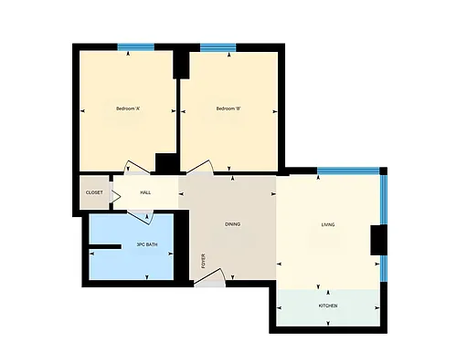 Floor plan The Marauder