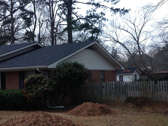 East side of home