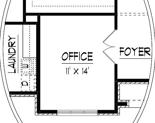 Landry II Floorplan Optional Office