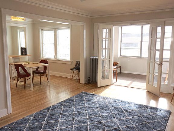 SPACE!!!  This apartment is very large!   Open living room, 
